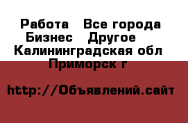 Работа - Все города Бизнес » Другое   . Калининградская обл.,Приморск г.